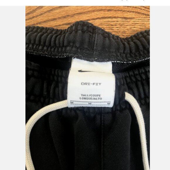 Nike Men's Loose Dri-FIT Standard Issue CK6365-010 Sweatpants Black Medium-Tall - Picture 6 of 7